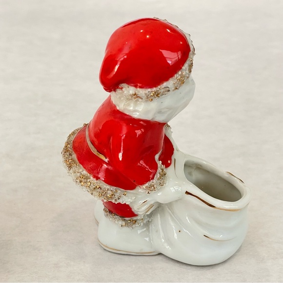 Vintage Spaghetti Santa Planter Figurine & Cherub Baby Angels Christmas - Picture 9 of 15
